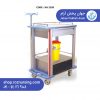 فروش اینترنتی قیمت ارزان ترالی حمل دارو تک کشو استیل و آلومینیوم خارجی + عکس