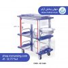 فروش اینترنتی قیمت ارزان ترالی حمل دارو سه طبقه تک کشو+ عکس