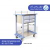 فروش اینترنتی قیمت ارزان ترالی حمل دارو چهار کشو استیل و آلومینیوم+ عکس