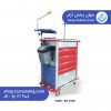 ترالی اورژانس پنج کشو استیل و آلومینیوم + عکس